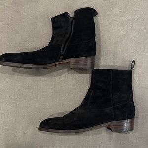Steve Madden Black Suede Men's Boots - wearer style (men’s 12)